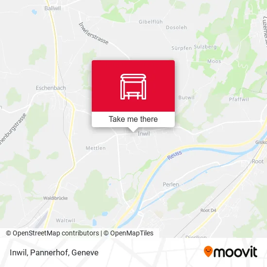 Inwil, Pannerhof map