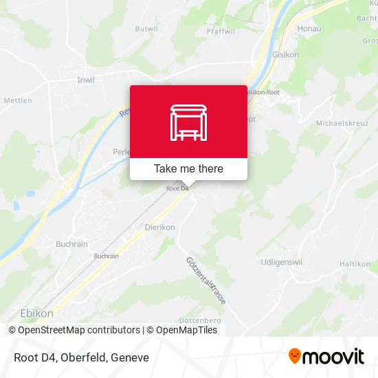 Root D4, Oberfeld map