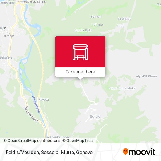 Feldis/Veulden, Sesselb. Mutta map