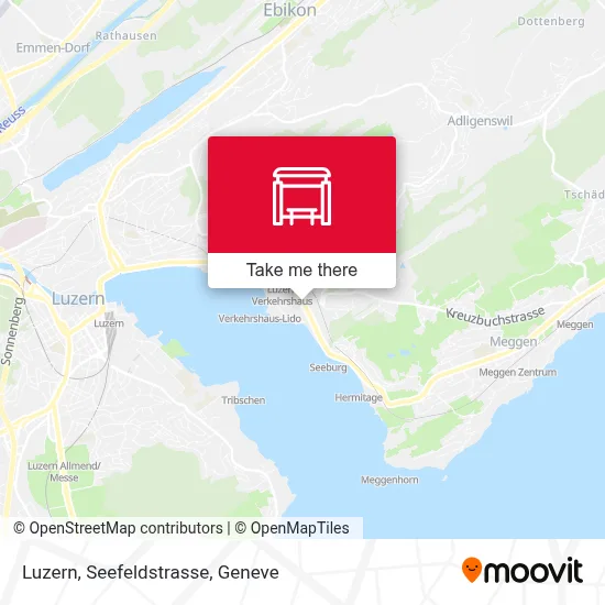 Luzern, Seefeldstrasse map