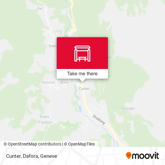 Cunter, Dafora map
