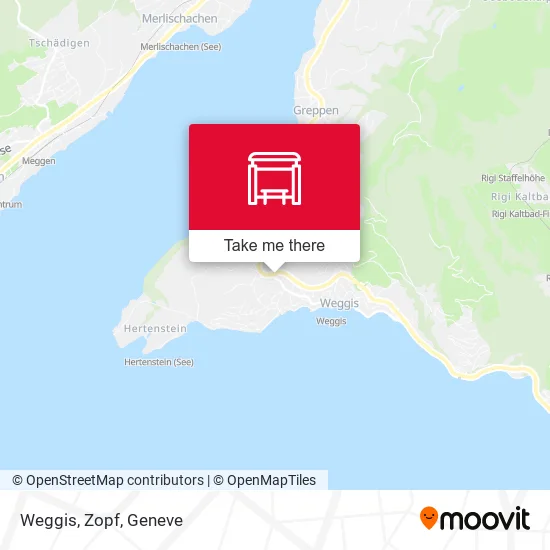 Weggis, Zopf map