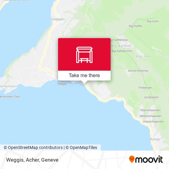 Weggis, Acher map