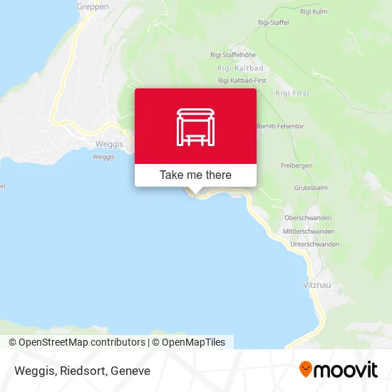 Weggis, Riedsort map