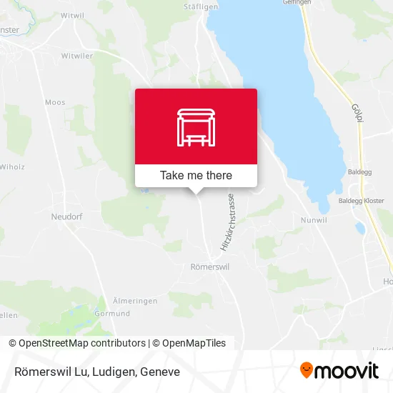 Römerswil Lu, Ludigen map