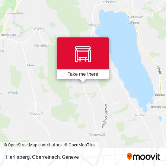Herlisberg, Oberreinach map