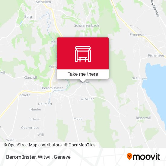 Beromünster, Witwil map