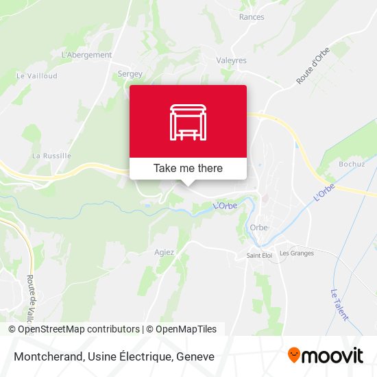 Montcherand, Usine Électrique map