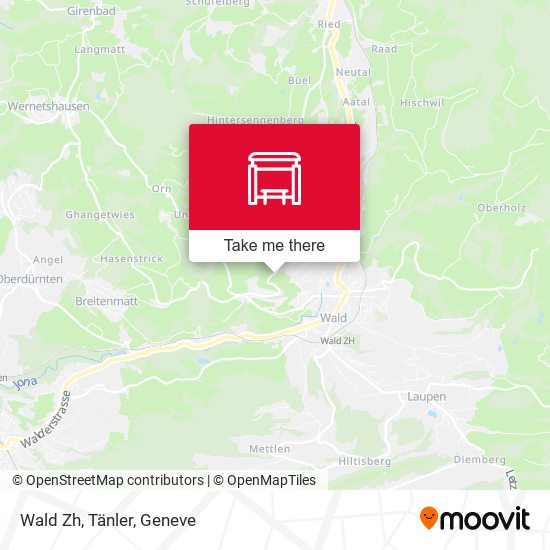 Wald Zh, Tänler map