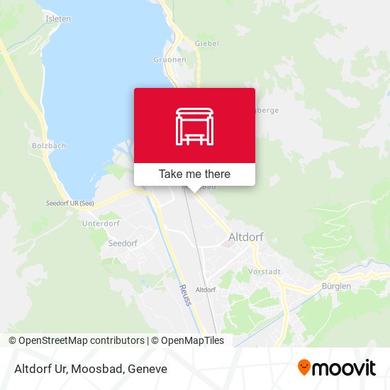 Altdorf Ur, Moosbad map