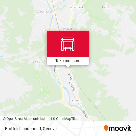 Erstfeld, Lindenried map