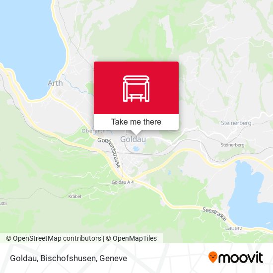 Goldau, Bischofshusen map