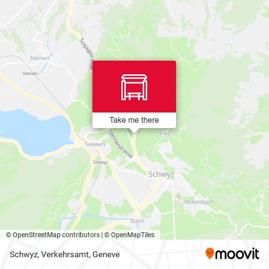 Schwyz, Verkehrsamt map