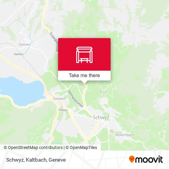 Schwyz, Kaltbach map