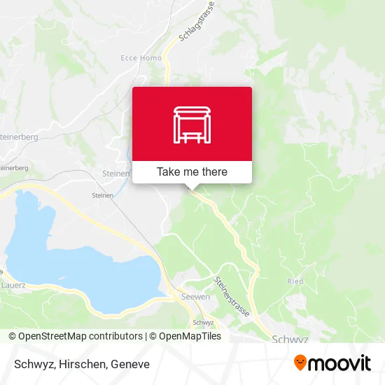 Schwyz, Hirschen map