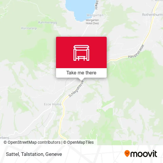 Sattel, Talstation map