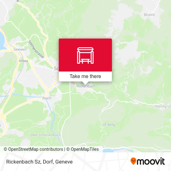Rickenbach Sz, Dorf map
