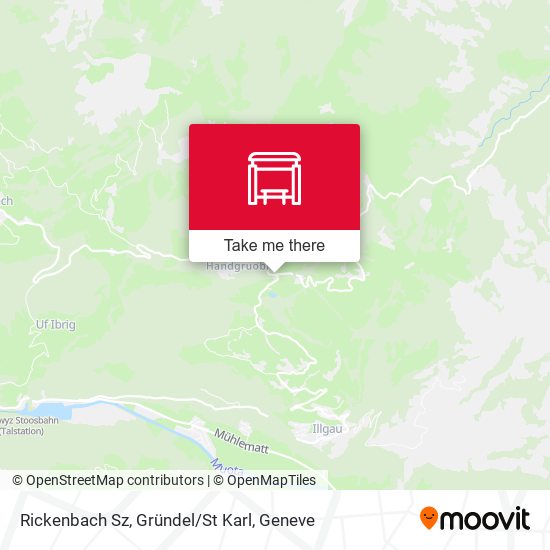 Rickenbach Sz, Gründel/St Karl map