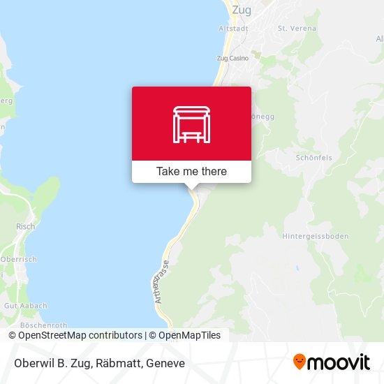 Oberwil B. Zug, Räbmatt map