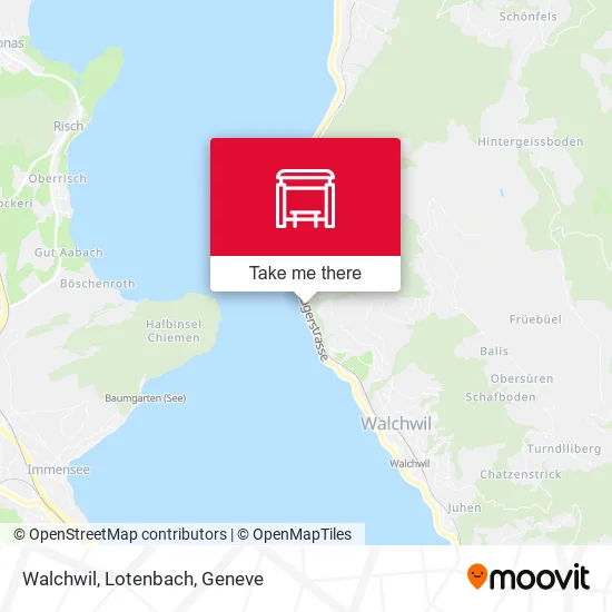 Walchwil, Lotenbach map