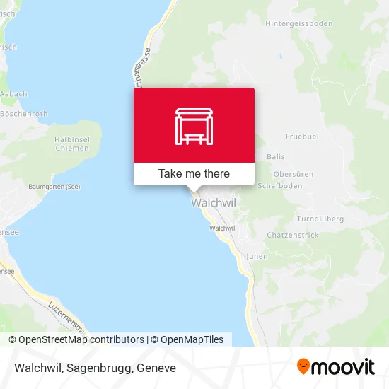 Walchwil, Sagenbrugg map