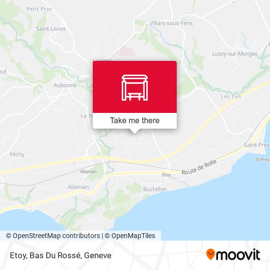 Etoy, Bas Du Rossé map
