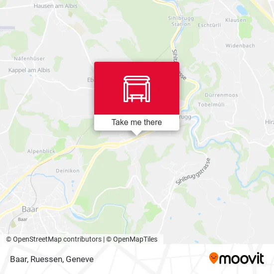 Baar, Ruessen map