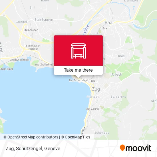 Zug, Schutzengel map
