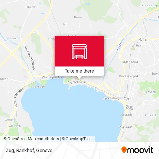 Zug, Rankhof map