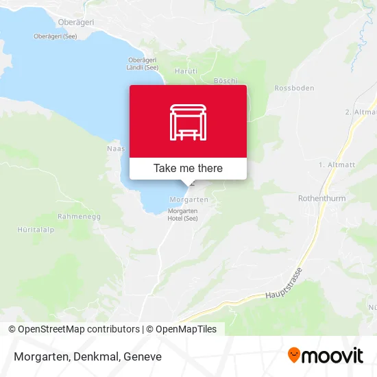 Morgarten, Denkmal map