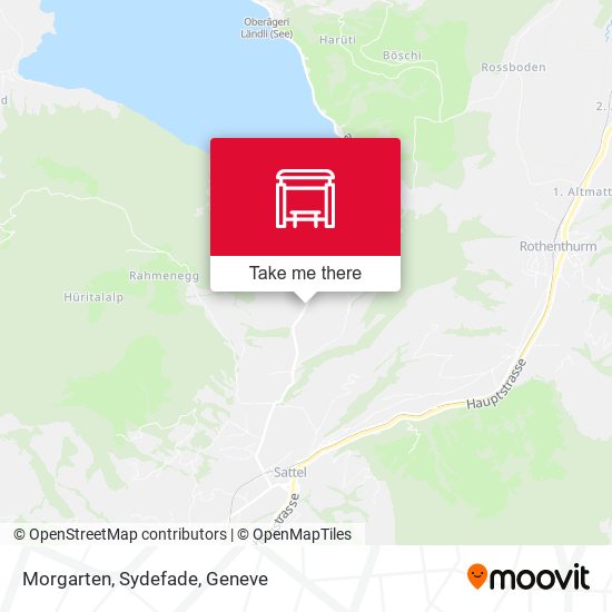Morgarten, Sydefade map