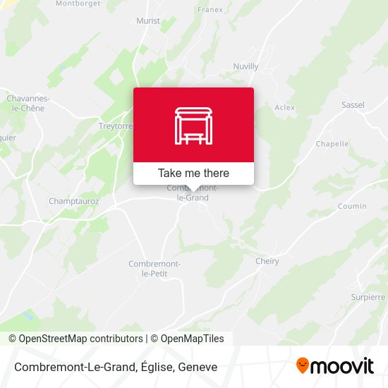 Combremont-Le-Grand, Église map