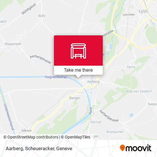 Aarberg, Scheueracker map