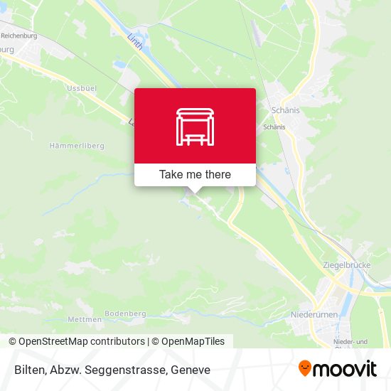 Bilten, Abzw. Seggenstrasse map