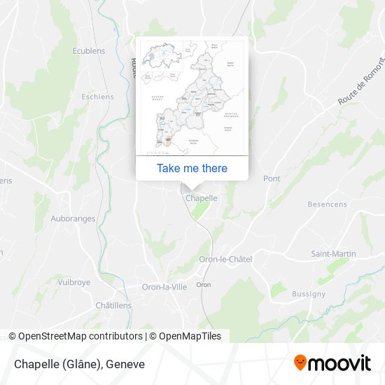 Chapelle (Glâne) map