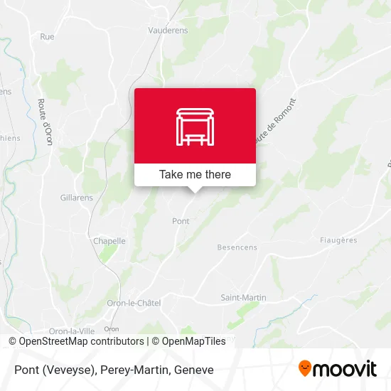 Pont (Veveyse), Perey-Martin map
