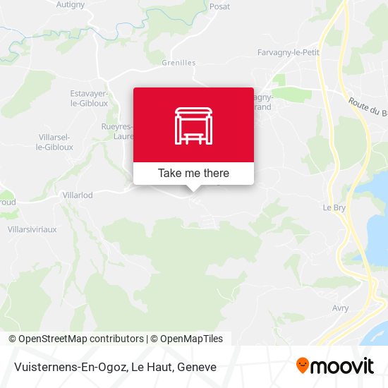 Vuisternens-En-Ogoz, Le Haut map