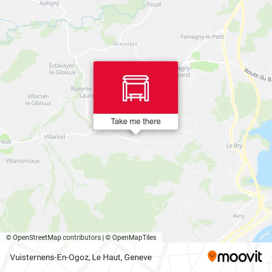 Vuisternens-En-Ogoz, Le Haut map