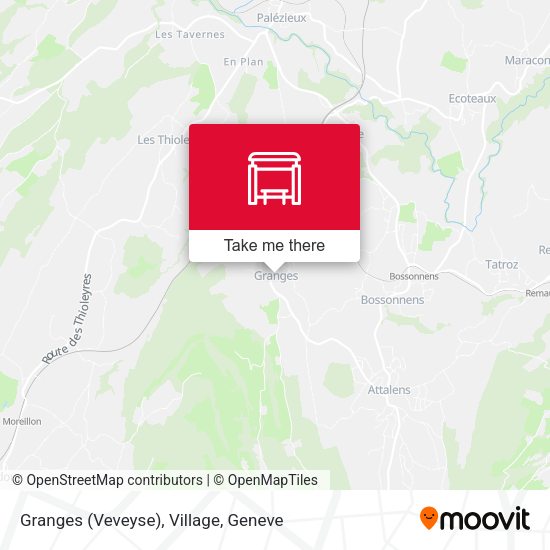 Granges (Veveyse), Village map