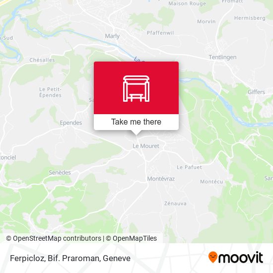 Ferpicloz, Bif. Praroman map