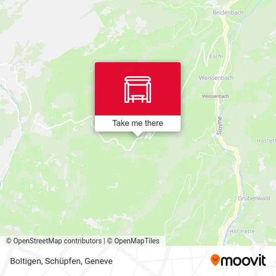 Boltigen, Schüpfen map