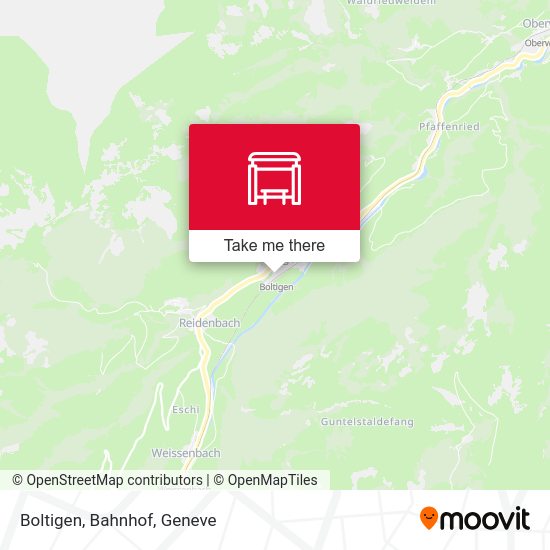 Boltigen, Bahnhof map