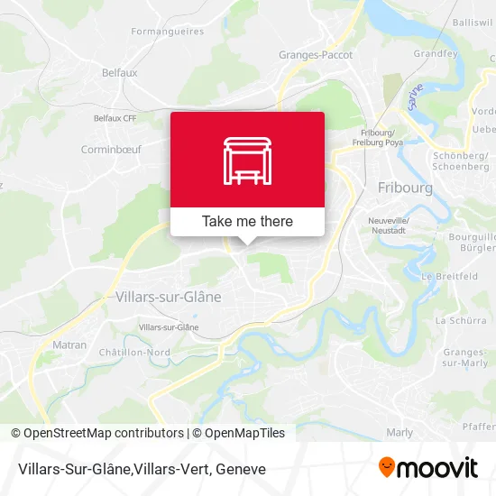 Villars-Sur-Glâne,Villars-Vert map