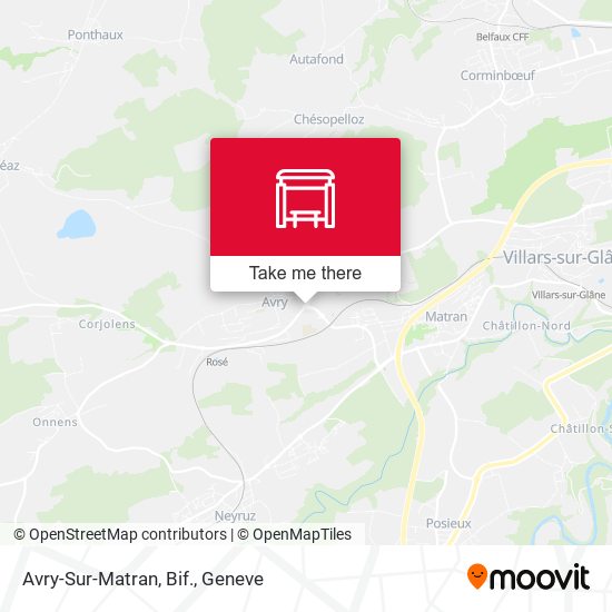 Avry-Sur-Matran, Bif. map