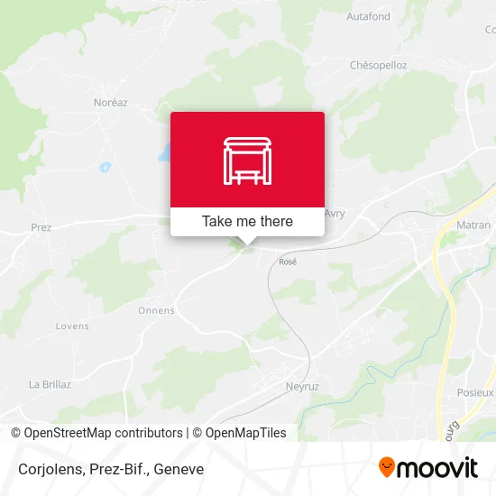 Corjolens, Prez-Bif. map