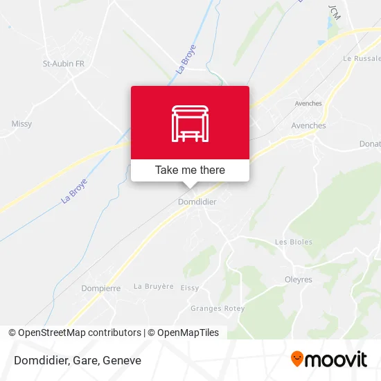 Domdidier, Gare map