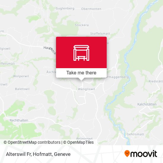 Alterswil Fr, Hofmatt map
