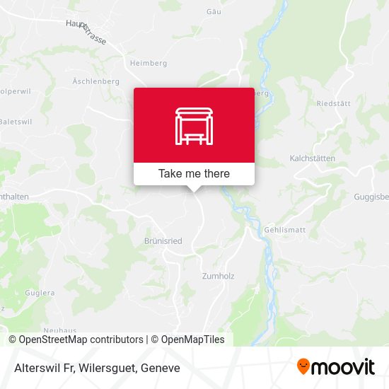 Alterswil Fr, Wilersguet map