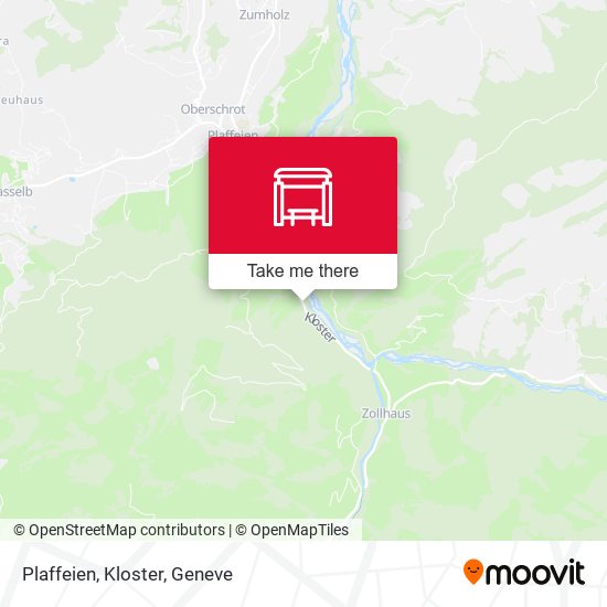 Plaffeien, Kloster map