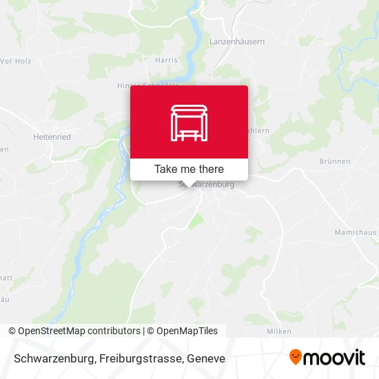 Schwarzenburg, Freiburgstrasse map